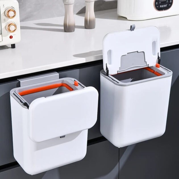 Poubelle Murale de Cuisine – Design Élégant et Pratique