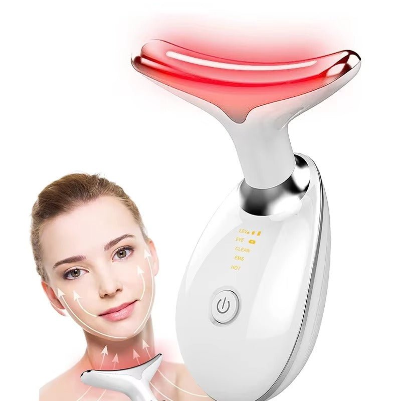 Appareil de Beauté Visage & Cou – Raffermissant, Anti-Rides & Réducteur de Double Menton